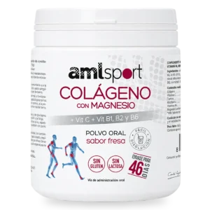 COLÁGENO CON MAGNESIO Y<br>Vit. C, B1, B2 y B6<br>Polvo oral | Sabor Fresa